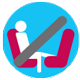 pied sur les siège
